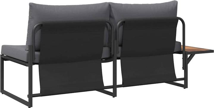 Image du produit vidaXL Canapé de jardin 2 places avec coussins taupe