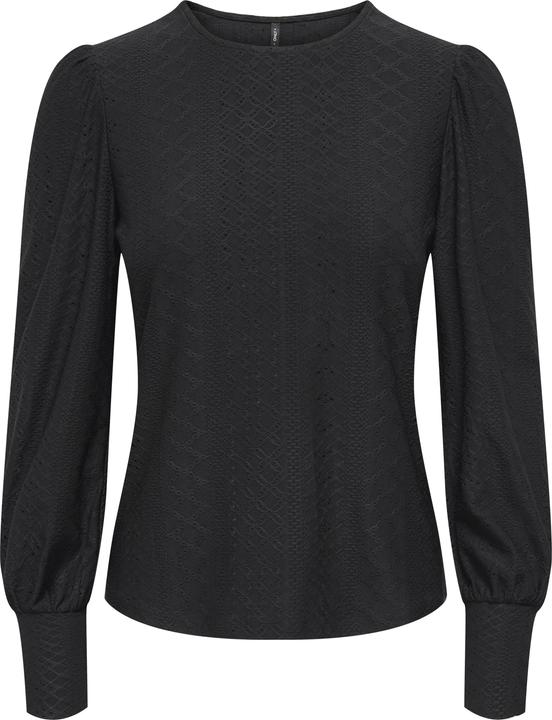 Actual product image Only Regular fit Round neck Elasticated cuffs Puff sleeves Top Top (M)