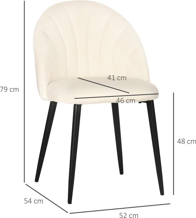 Image du produit Homcom Esszimmerstuhl im 2er Set