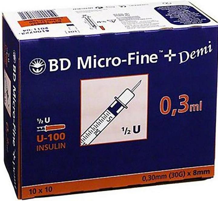 Image du produit BD U100 Seringues à insuline