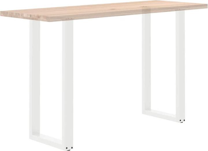 Image du produit vidaXL Pieds de table basse en U 2 pcs. Blanc 40x(100-101) cm Pied de table en acier