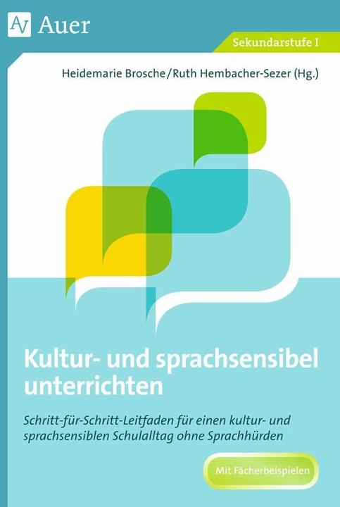 Produktbild Sprachsensibel unterrichten (Deutsch, Heidemarie Brosche, Ruth Hembacher-Sezer u.a., 2018)