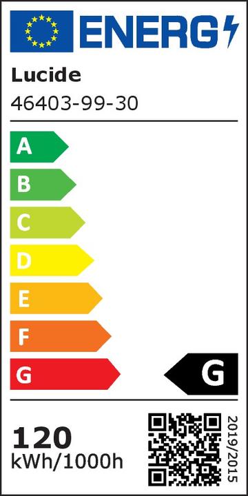 Energie-Label Lucide Vidal (1693 lm)