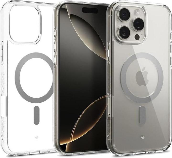 Actual product image Spigen Caseology Capella MagSafe clear white - iPhone 16 Pro (Apple iPhone 16 Pro)