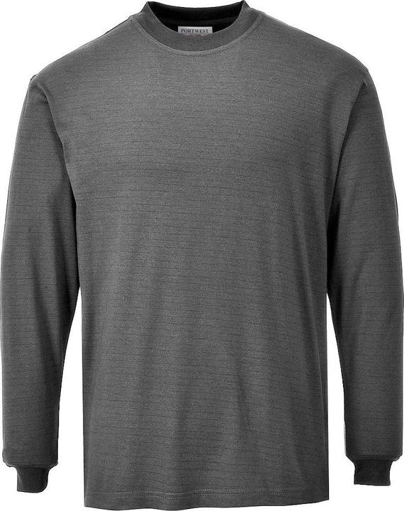 Actual product image Portwest Mens Flame Resistant Anti-Static Long-Sleeved T-Shirt (XXL)