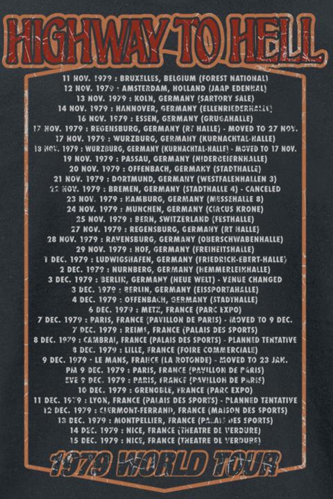 Produktbild AC/DC Highway To Hell Tour '79 (M)