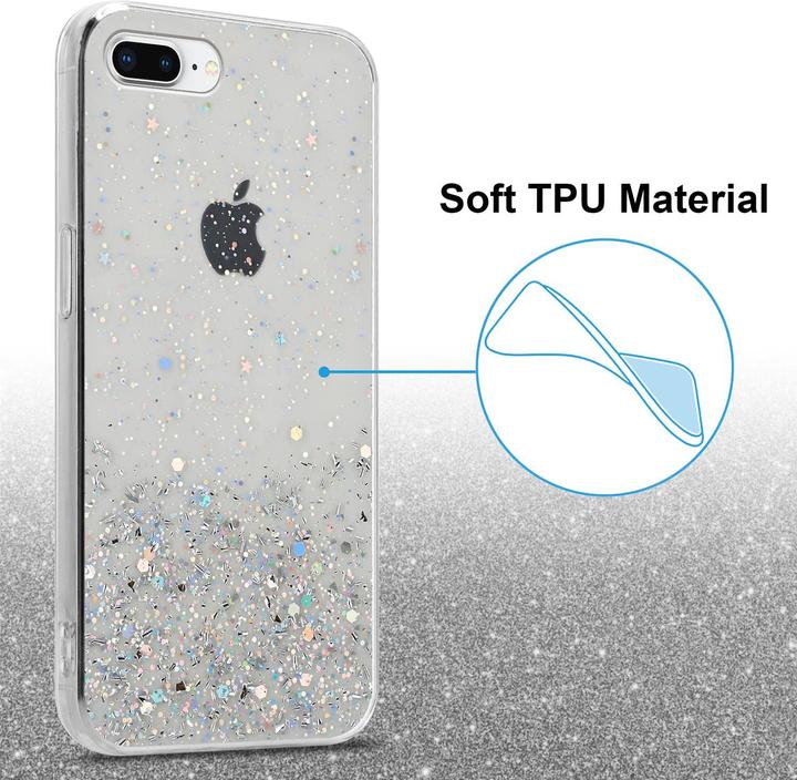 Produktbild Cadorabo TPU Cover funkelnder Glitter (Apple iPhone 7 Plus, Apple iPhone 7s Plus)