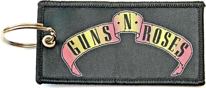 Actual product image Guns N Roses Double Sided Patch Logo Keyring
