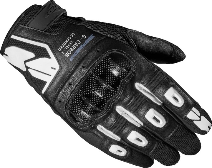 Produktbild Spidi G-CARBON Lederhandschuh schwarz-fluo gelb XL (Herren, XL)