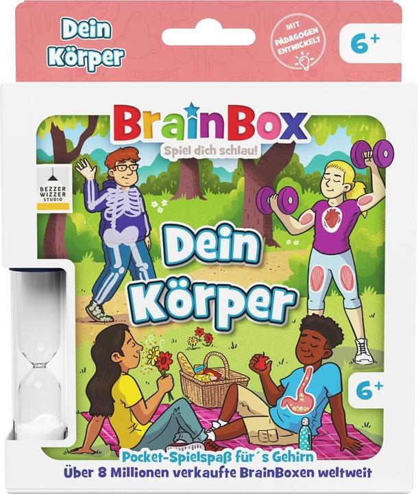 Actual product image Brainbox Pocket - Your body (German, 2 Players)