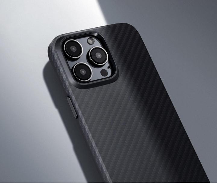 Immagine prodotto Pitaka Custodia MagEZ Pro per iP 15 Pro Max (Nero/Grigio Twill) 1500D (Apple iPhone 15 Plus)