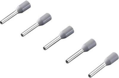 Rittal Aderendhülse 1 x 0.75 mm² x 8 mm Teilisoliert Grau 4050.731 500 St.