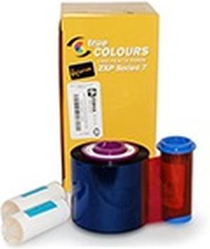 Produktbild Zebra ZXP7 RIBBON YMCK0-1250 (6 cm, Blau, Rosa, Gelb, Schwarz)