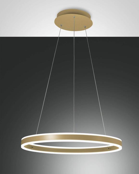 Fabas Luce Lampada a sospensione LED Palau Ø600mm 60W bianco caldo oro dimmerabile (60000 lm)