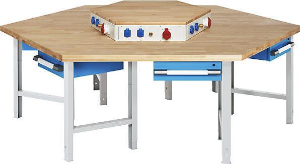 Actual product image eurokraft pro group workbench (270 cm, 235 cm)
