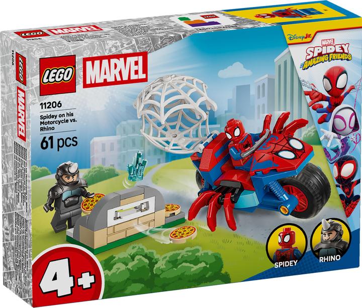 Produktbild LEGO Spidey auf Motorrad vs. Rhino (LEGO Marvel)