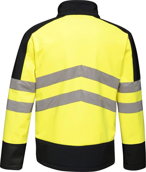 Actual product image Regatta Hi Vis Pro softshell work jacket reflective details (L)