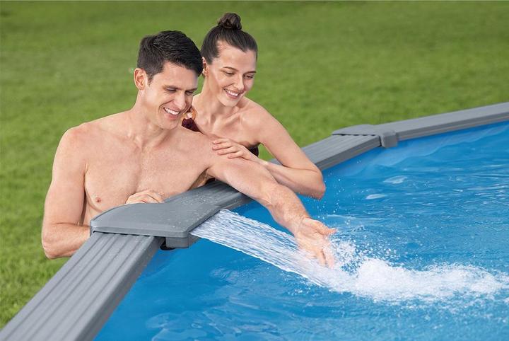 Image du produit Bestway Hydrium Kit piscine hors sol en acier 7,32 x 1,32 m (732 x 132 cm)