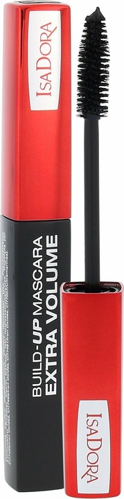 Actual product image Isadora ISADORA Build Up Mascara Extra Volume tusz do rzęs 01 Super Black 12ml (01 Super Black)