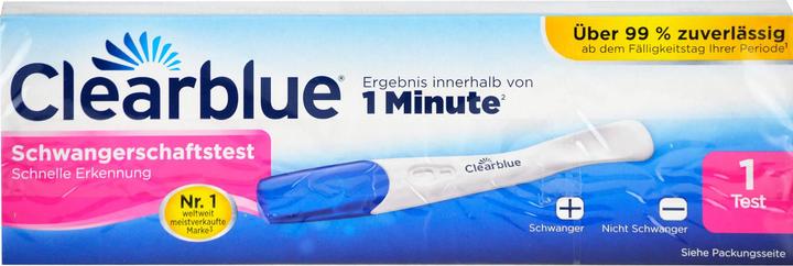 Produktbild Clearblue mit verfärbender Spitze (1x)