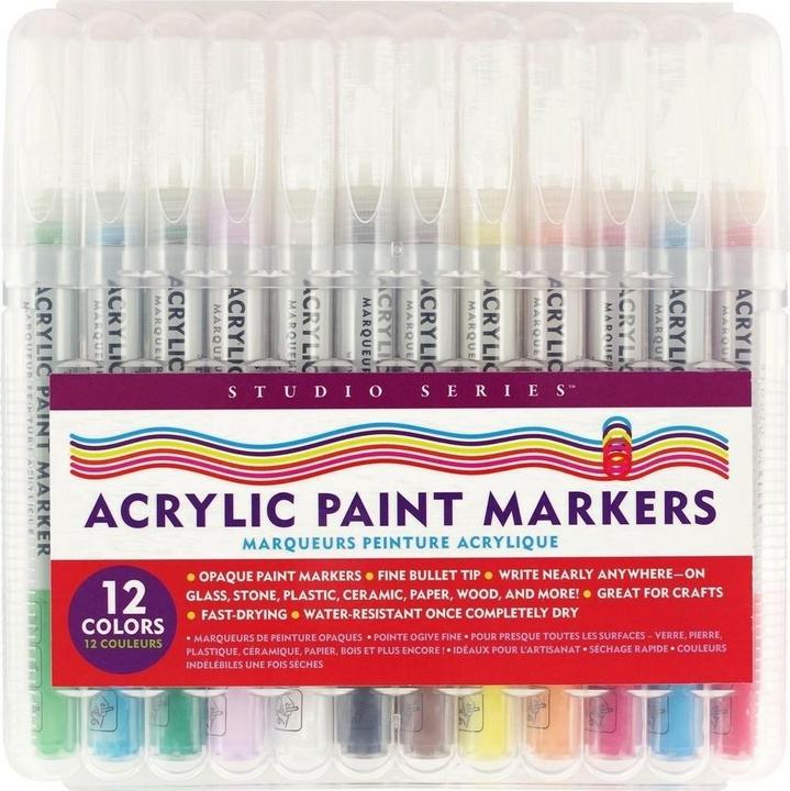 Produktbild Acrylmarker 12 Farben (12x)