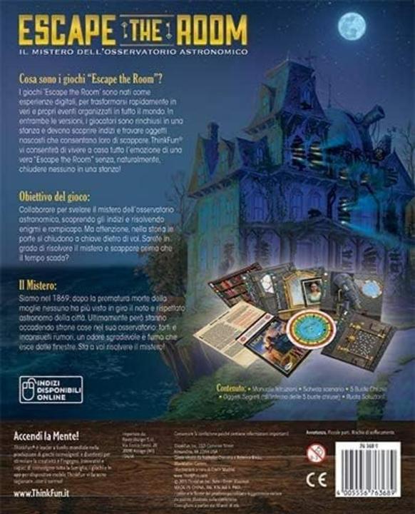 Produktbild Thinkfun Escape the Room Stargazer (Italienisch)