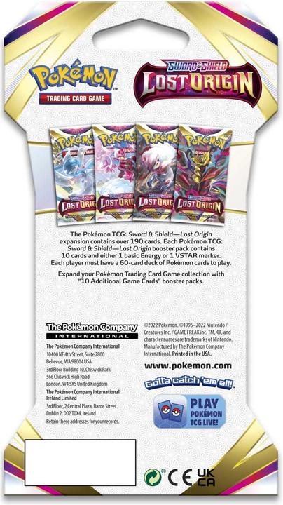 Produktbild Pokémon Lost Origin (Englisch, Sleeved Booster Pack)
