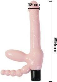 Immagine prodotto Baile Arnes Sin Cuerda Tpr Con Vibrazione E Stima Anale 25,4cm