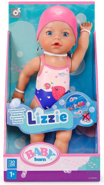 Actual product image Zapf Creation Baby Born Schwimmende Lizzie