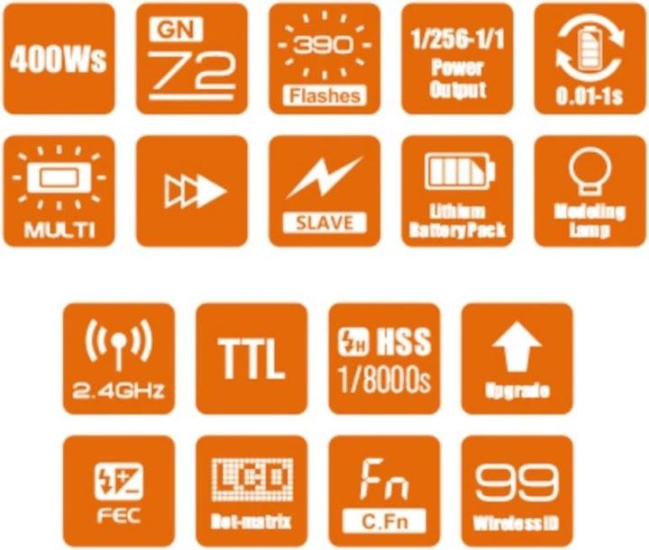 Immagine prodotto Godox AD400 Pro (400 W, Testa flash)