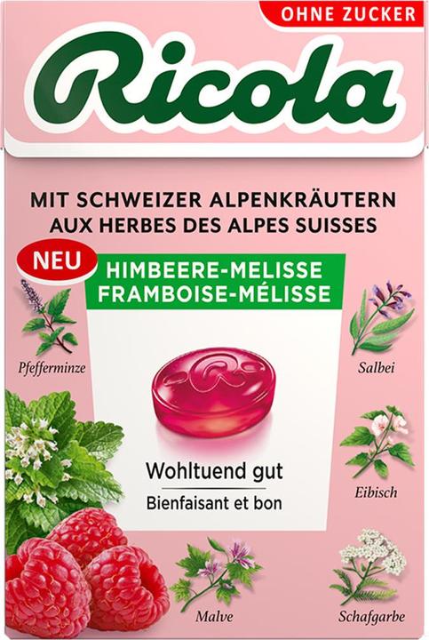 Actual product image Ricola Raspberry-Melissa (50 g, 1 pcs.)