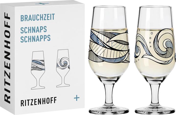 Produktbild Ritzenhoff Schnapsglas Brauchzeit (0.59 dl, 2x, Schnapsgläser + Shotgläser)