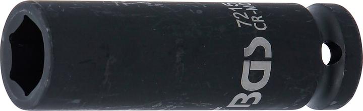 Produktbild BGS Kraft-Steckschlüssel-Einsatz Sechskant, tief Antrieb Innenvierkant 12,5 mm (1/2") SW 15 mm (15 mm)