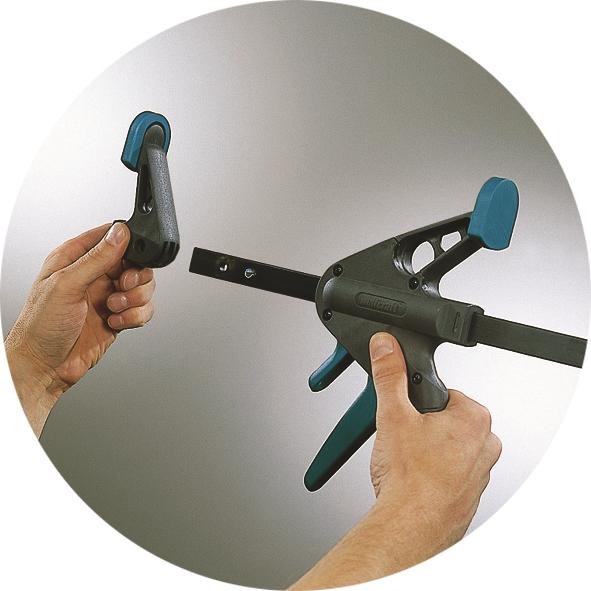 Productafbeelding wolfcraft wolfcraft 2 EHZ - Mini-Einhandzwingen 40/110mm (110 mm)
