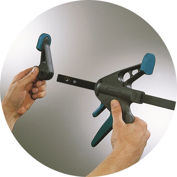 Immagine prodotto wolfcraft 2 Mini-Einhandzwingen EHZ (110 mm)