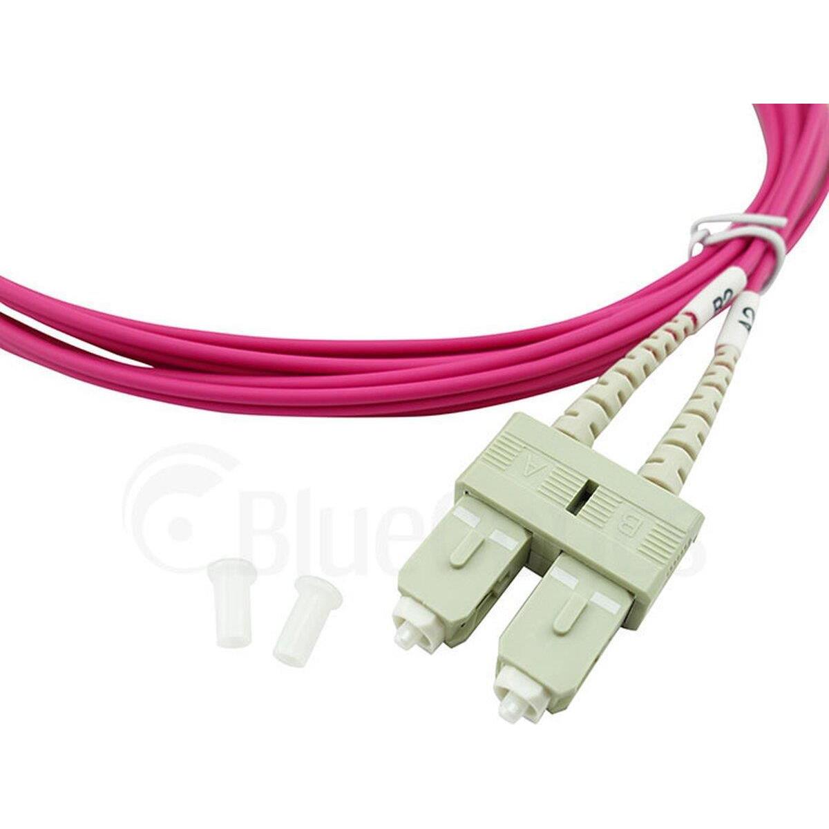 BlueOptics Duplex LWL Patchkabel SC-SC Multimode OM4 3 Meter (CAT6, 3 m), Netzwerkkabel