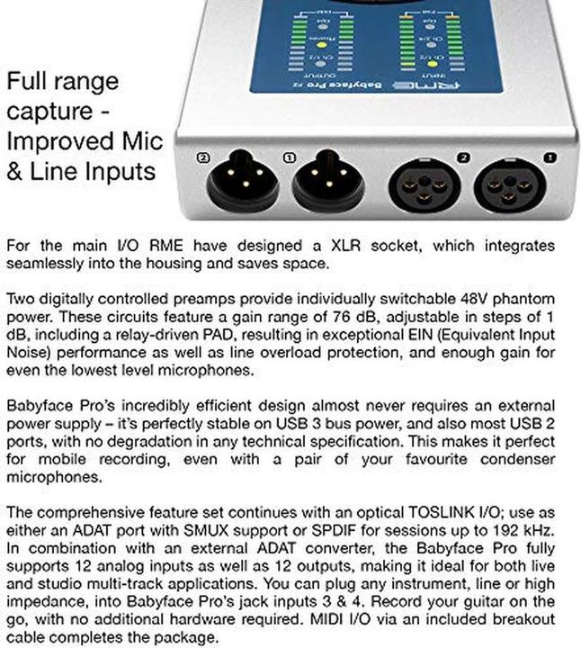 Actual product image RME Audio Babyface Pro FS (USB)