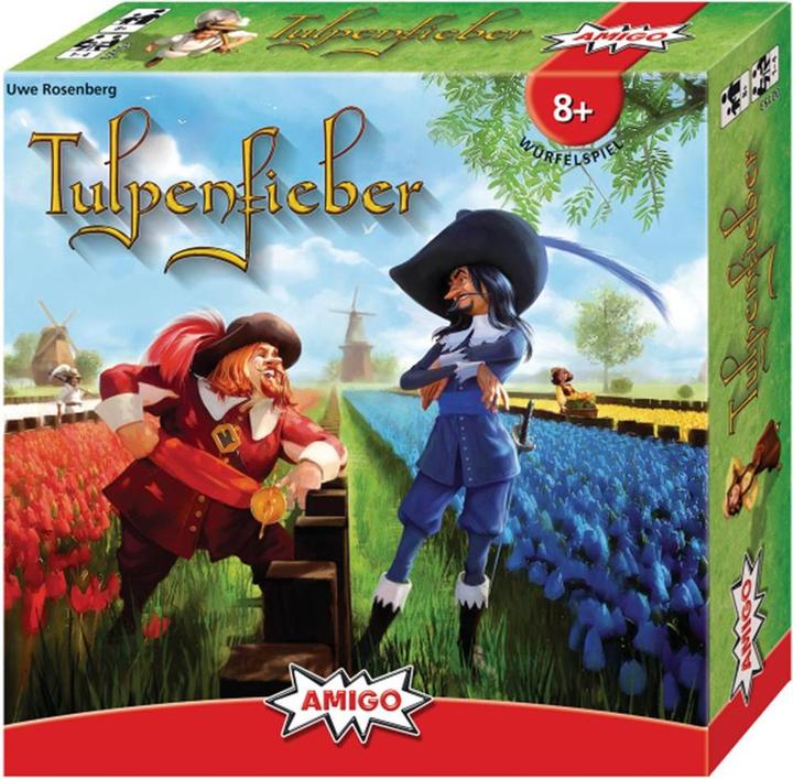 Amigo La febbre del tulipano, d da 8 anni, 1-4 giocatori, gioco di dadi, con variante solo (Tedesco)