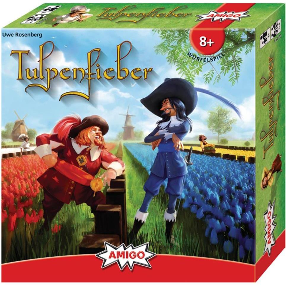 Amigo Tulpenfieber, d ab 8 Jahren, 1-4 Spieler, Würfelspiel, mit Solo-Variante (Deutsch)