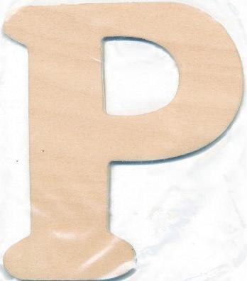 Hobby2you Trbogstav P 10cm x 4mm