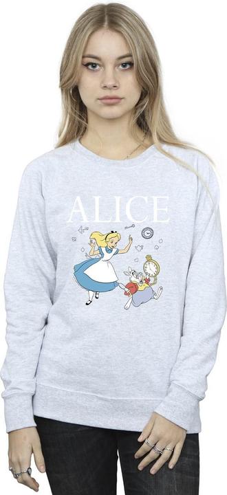 Produktbild Disney Alice im Wunderland Folgen Sie dem Kaninchen Sweatshirt (XXL)