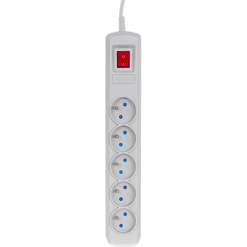 Activejet, Steckdosenleiste, ACP-5GN SZ Verlängerungskabel 5 AC-Ausgänge Indoor (5 x, CEE 7/5, 5 m)