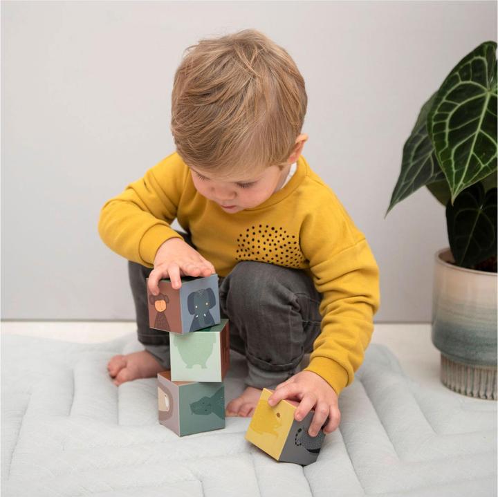 Actual product image Trixie Baby Block puzzle animals