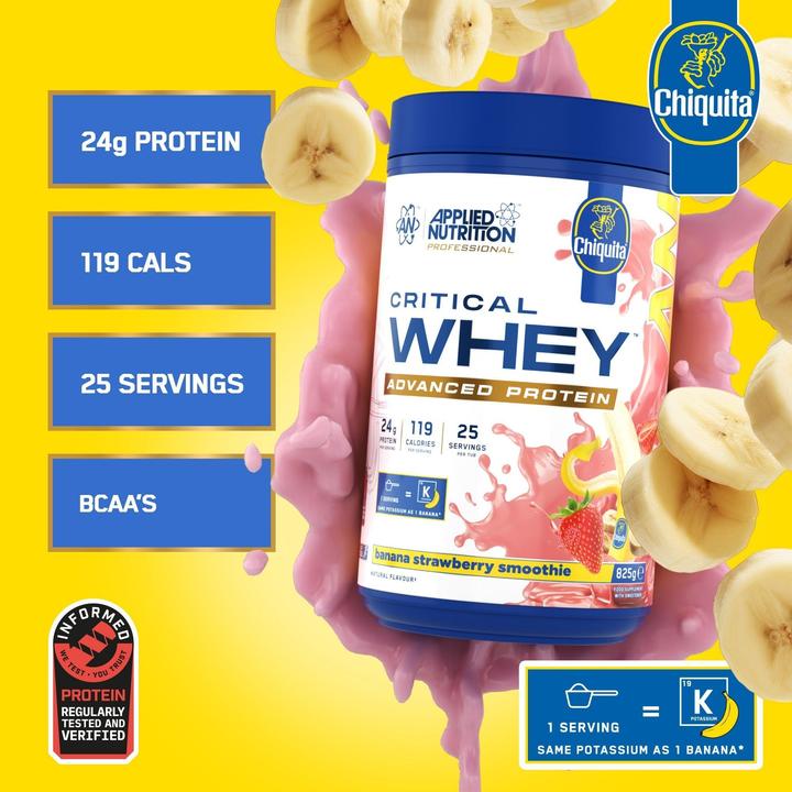 Produktbild Applied Nutririon Critical Whey (825 g, Banane, Erdbeere)