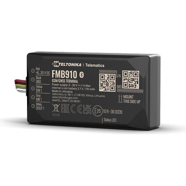Teltonika, Accessori per navigatore GPS, FMB910 2G GPS Tracker für Flotten- und Fahrzeugüberwachung