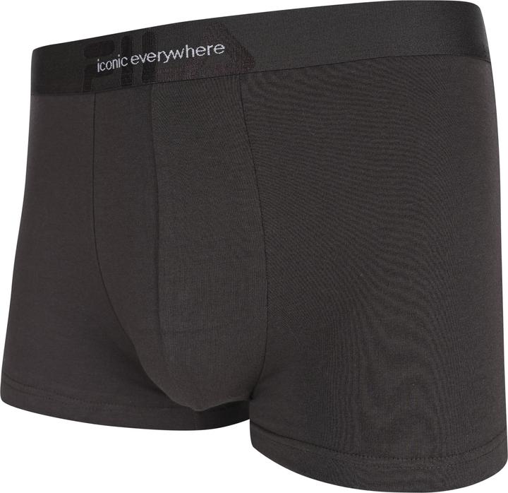 Actual product image FILA Man Boxer Elastic With Logo 2 Pieces Per Pack (L, pack of 2)
