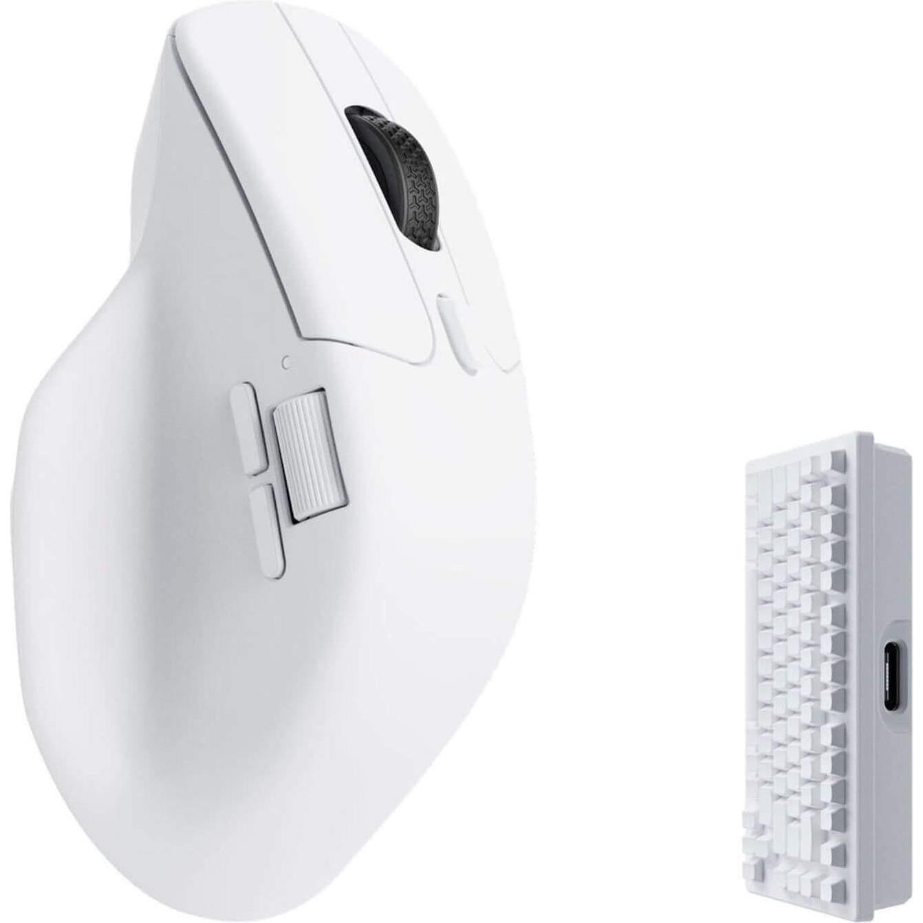 Thumbnail - Keychron M6 (Kabellos, Kabelgebunden), Maus, Weiss