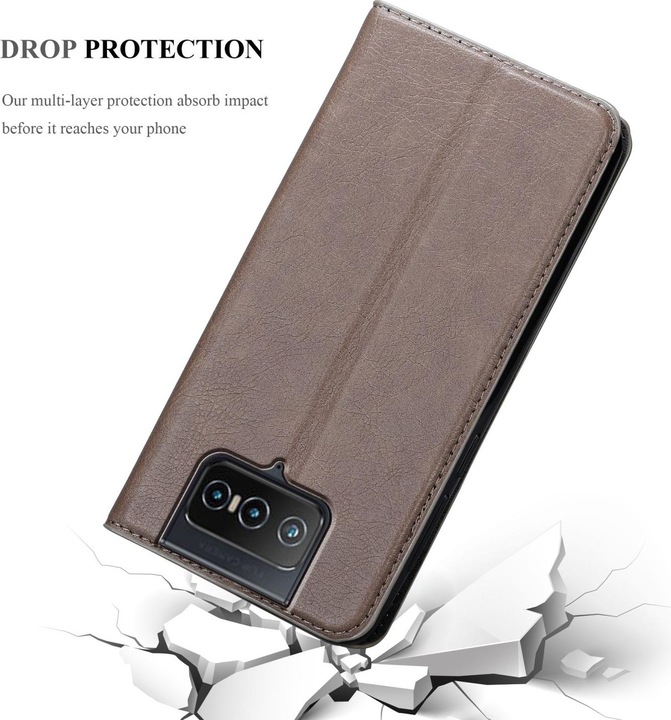 Productafbeelding Cadorabo Boek Invis. Magnetisch deksel (Asus Zenfone 8 Flip)