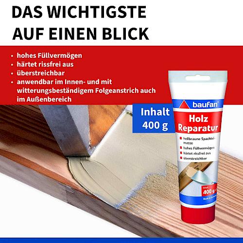 Produktbild Baufan Holzreparatur 400g (400 g)