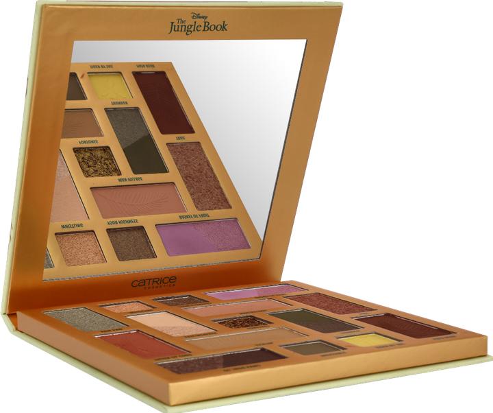 Produktbild Catrice Disney The Jungle Book Eyeshadow Palette 010 Bare Necessities - 15 Farben Vegan und Micropla (#010 Bare Necessities)